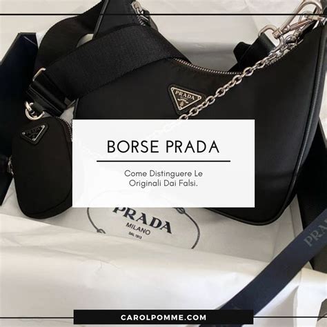 riconoscere una borsa prada|borse prada a tracolla.